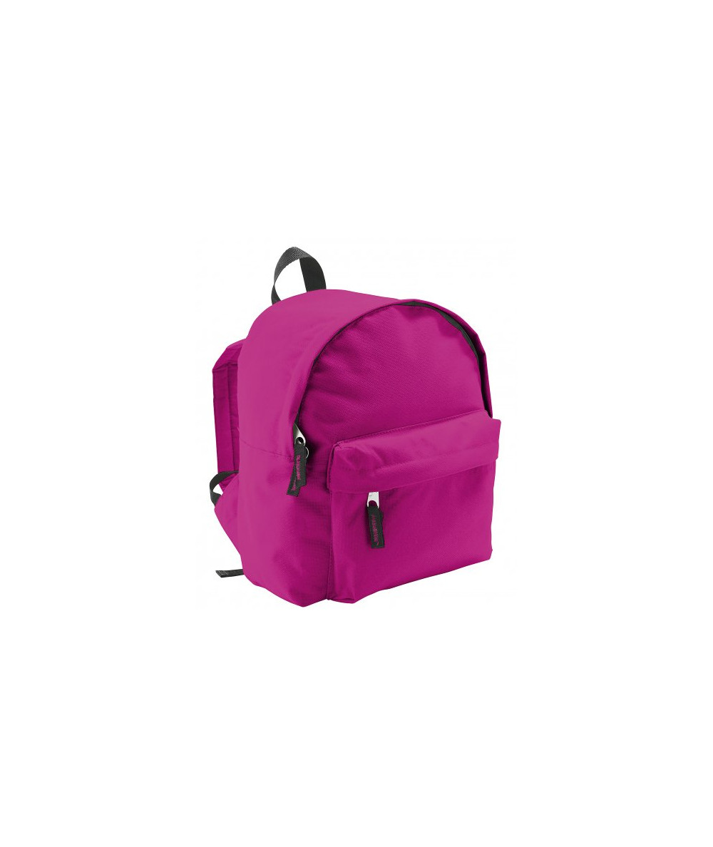Sac à dos enfant SOL'S Rider Kids 70101 rose fuchsia en polyester 600D, sac scolaire personnalisable léger-image A