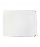 tapis de souris rectangulaire blanc vue de face