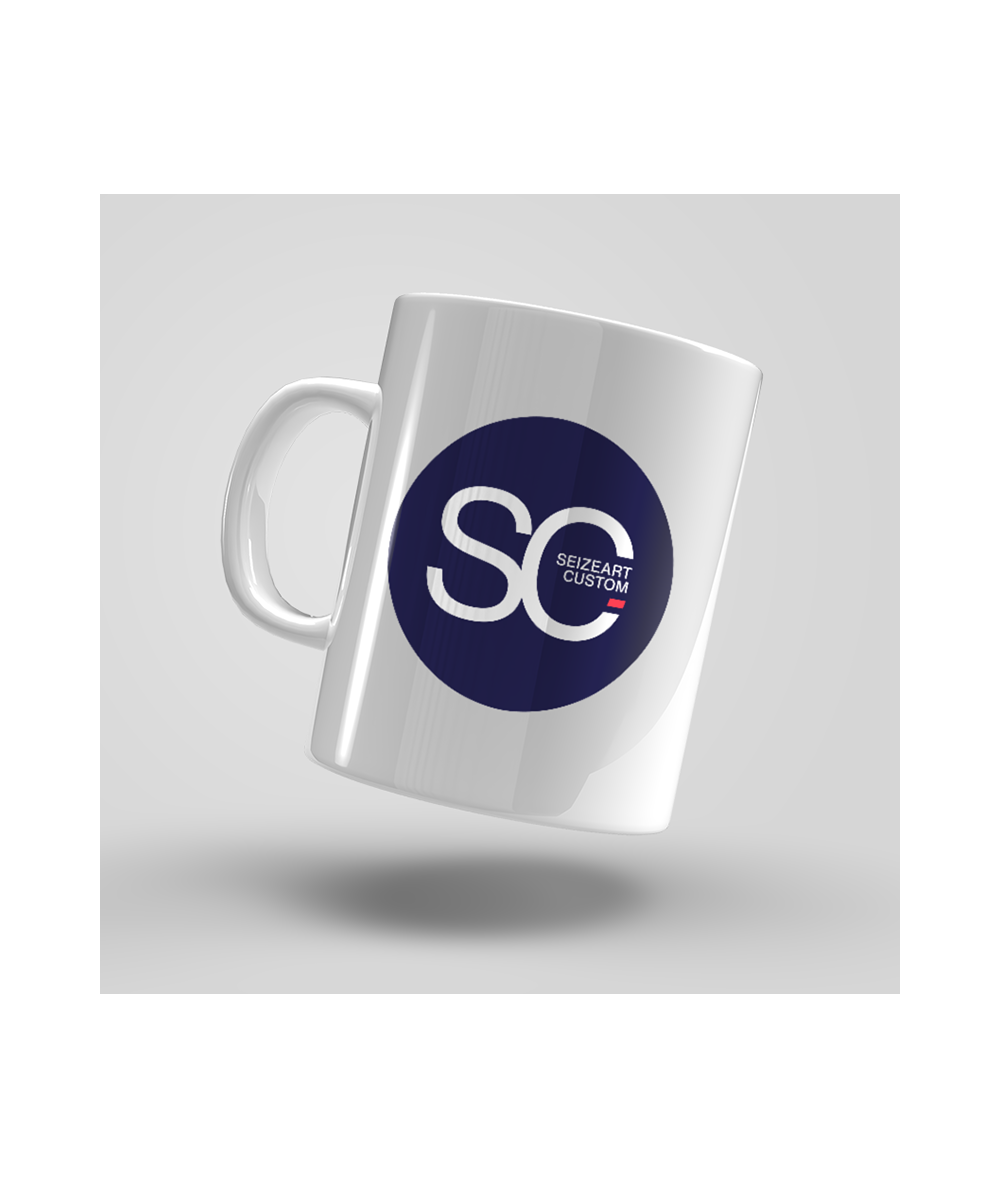 mug blanc personnalisable avec logo