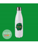 gourde blanche isotherme avec logo nature