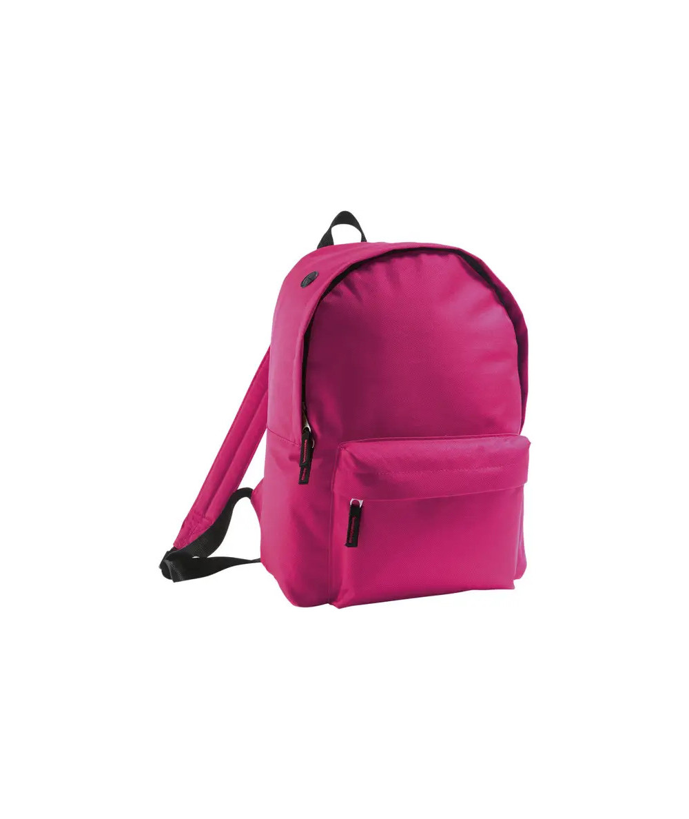 Sac à dos SOL'S Rider 70100 rose en polyester 600D, sac léger personnalisable pour promotion et événement