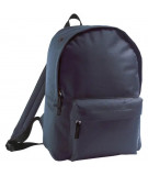 Sac à dos SOL'S Rider 70100 bleu marine en polyester 600D, sac promotionnel solide adapté au marquage