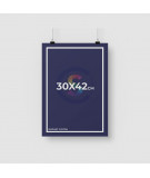 affiche 30x42cm à personnalisé