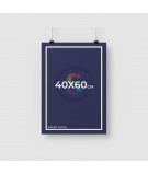 affiche 40x60cm à personnalisé