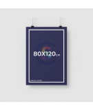 affiche 80x120cm à personnalisé
