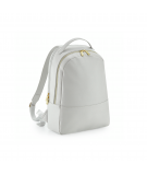Sac à dos BagBase BG768 gris au design premium, idéal pour usage professionnel, bureau et personnalisation textile.