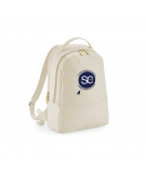 Sac à dos BagBase BG768 beige oyster élégant avec finitions métalliques dorées, parfait pour travail et déplacements.. image 2